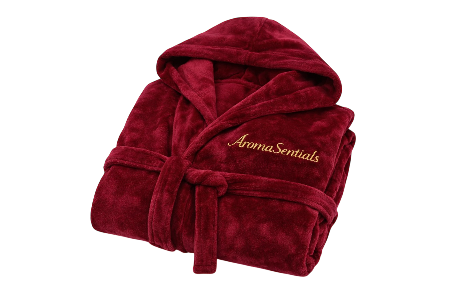 Hooded Plush Bathrobe